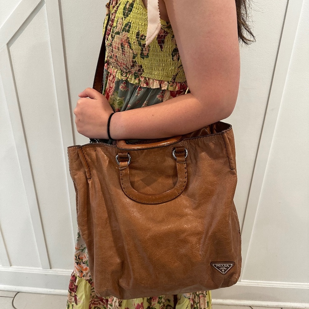 PRADA VITELLO SHINE BR4617 Crossbody Bag